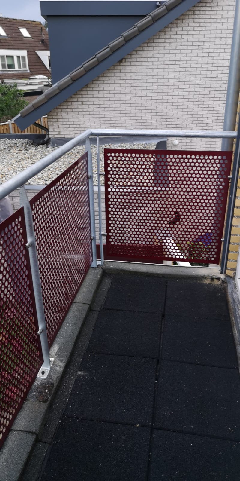 Ballonhek met perfopanelen