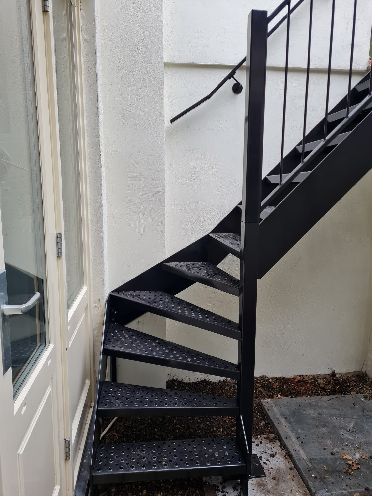 Kwartslagtrap met perfotreden