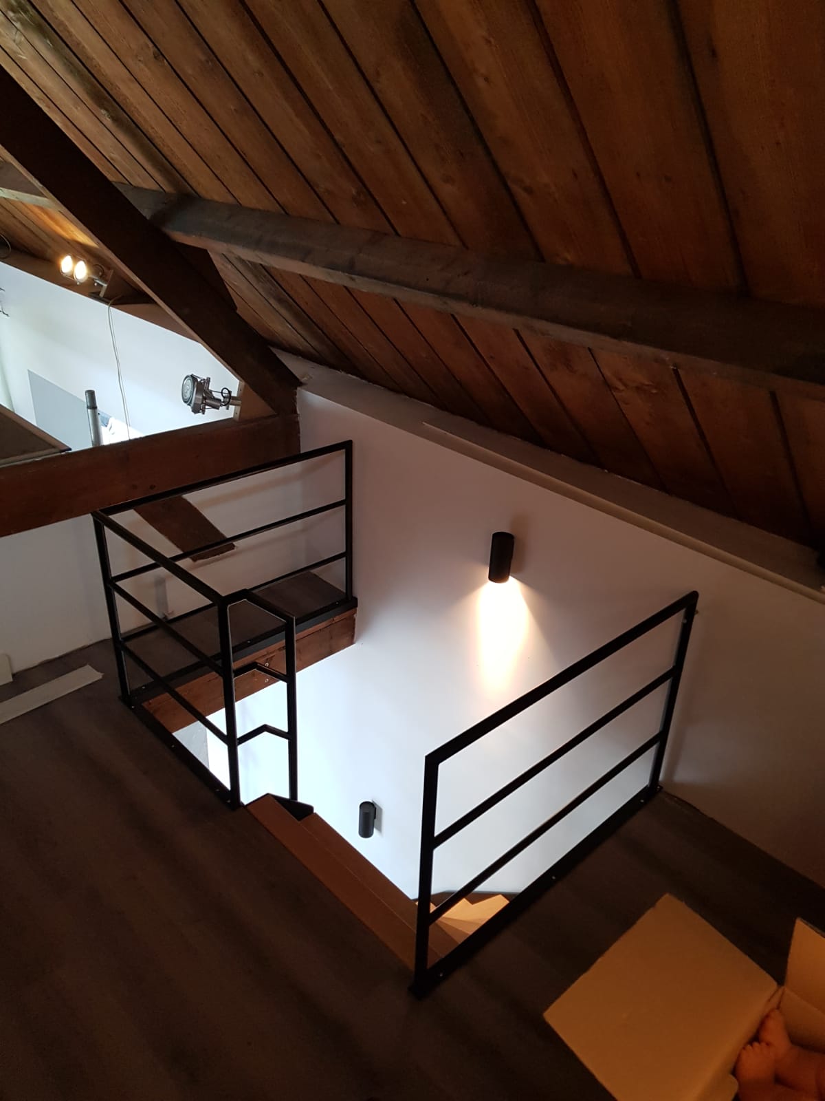 Balustrade met knieregels